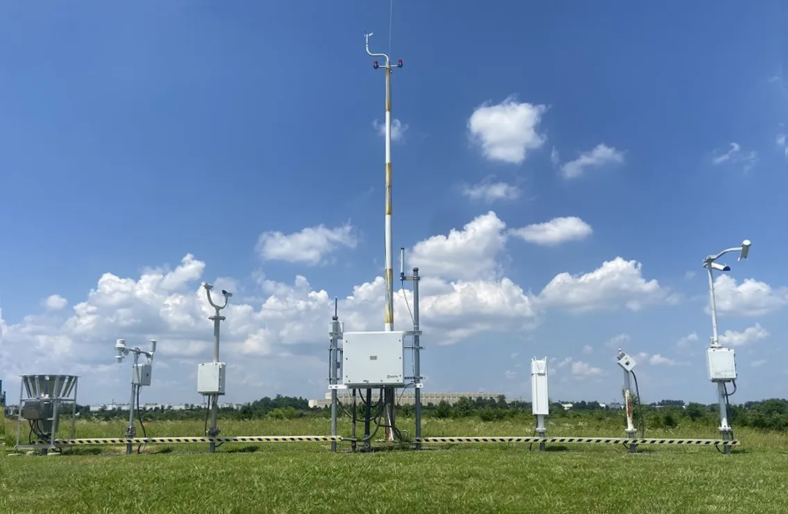 ASOS weather station at an airport
