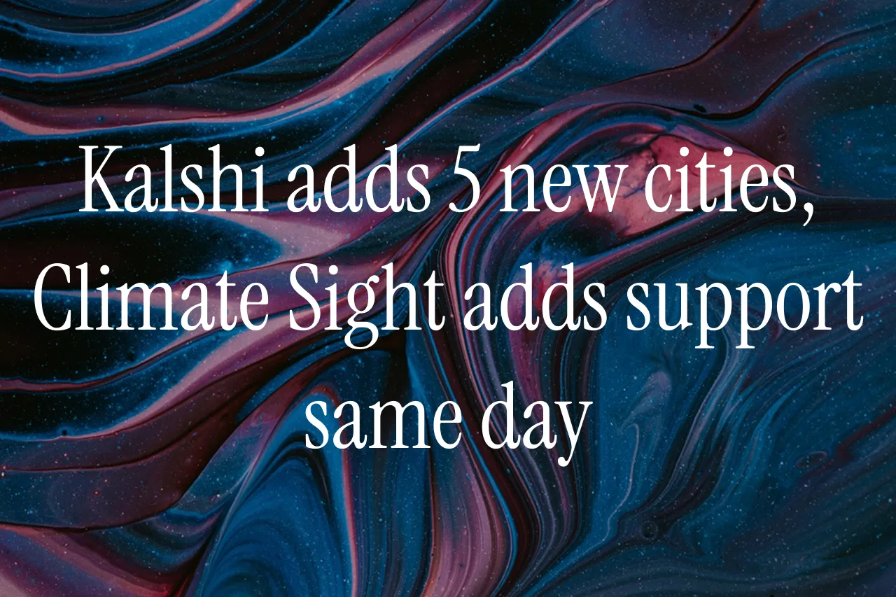 Kalshi Adds 5 New Cities